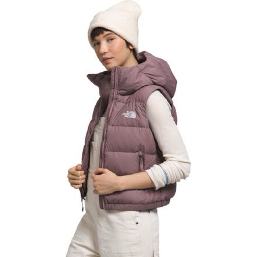 The North Face Hydrenalite 600 Fill Down Vest in Fawn Grey/Mauve Purple